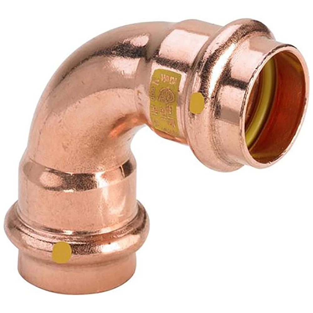 изображение Угол пресс Viega Profipress G с SC-Contur 2616 Дн35 90° корпус медь, пресс/пресс, 