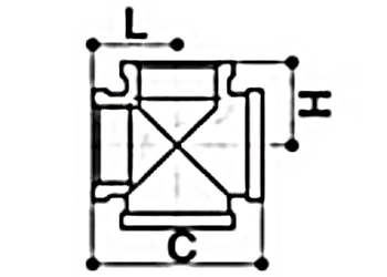 Эскиз Крест латунный Aquasfera 9011 Ду20 (3/4″) Ру30 резьбовой ВР/ВР никелированный ГОСТ 32585-2013 Эскиз Крест латунный Aquasfera 9011 Ду20 (3/4″) Ру30 резьбовой ВР/ВР никелированный ГОСТ 32585-2013