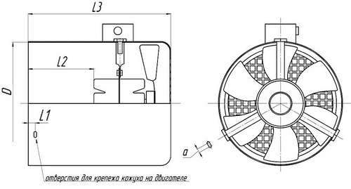 Независимая вентиляция GAMAK Forced Air Cooling Kit, исполнение - для двигателей габарита - 90 (3G), мощность - 0,039кВт, скорость - 2800 об/мин, тип мотора - 4-хполюсный асинхронный двигатель, 380В, IP55