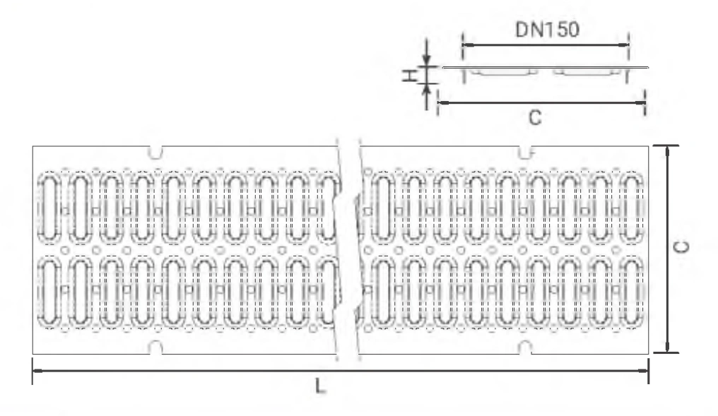 Решетка СТИЛОТ SteeStart DN150 A15 L=1000 мм, гидравлическое сечение DN=150 мм, класс нагрузки A15, материал - сталь штампованная, под крепеж Решетка СТИЛОТ SteeStart DN150 A15 L=1000 мм, гидравлическое сечение DN=150 мм, класс нагрузки A15, материал - сталь штампованная, под крепеж