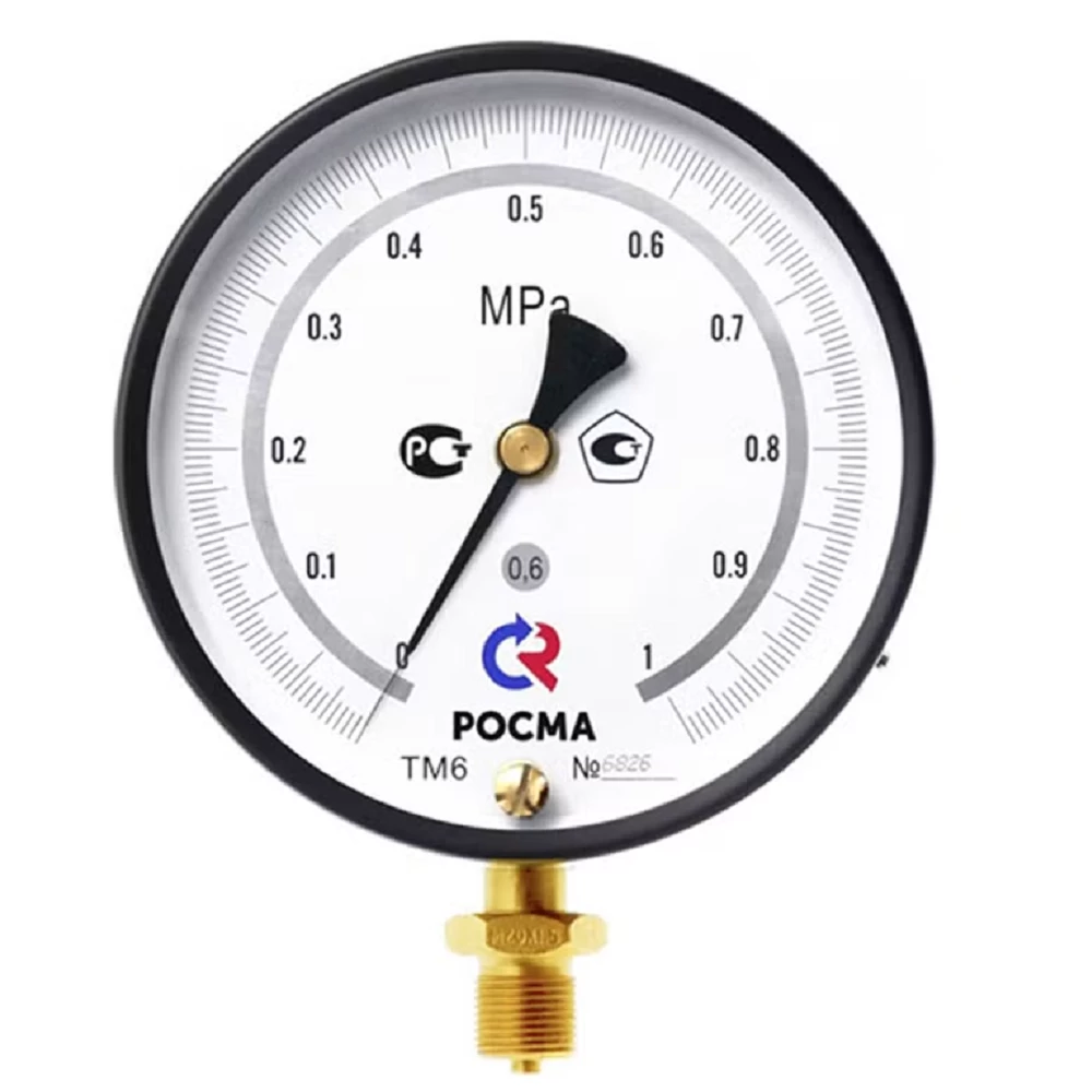 Мановакуумметр Росма ТМВ-610РМТИ.00 (-0.1-0.15 МПа) М20х1.5 1.0 ЗП общетехнический 150 мм, манометр точных измерений, радиальное присоединение,-0.1-0.15 МПа, резьба М20х1.5, класс точности 1.0