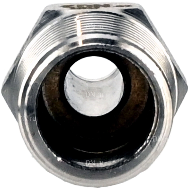 Штуцер елочка BF31-T-3/4-25 3/4″х25мм Ду20 Ру16 шланговый, корпус - нержавеющая сталь AISI 304 (CF8), присоединение - наружная резьба/штуцер