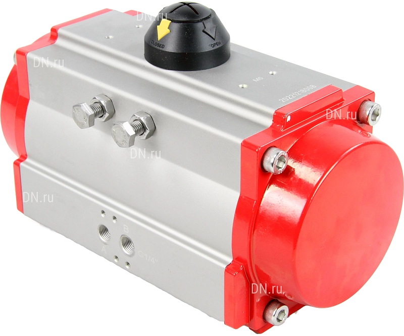 Пневмопривод PA-SA-065 с возвратными пружинами, ISO-фланец F05/F07, квадрат 14