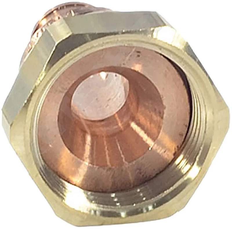 Переходник аксиальный РЕХАУ Rautitan RX+ Дн16хG 1/2″ Ру10 для труб из сшитого полиэтилена с накидной гайкой, корпус- бронза 14563353001